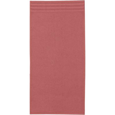 Handtuch KLEINE WOLKE "Royal, 1 Stück (50/100 cm)", rot (marsala), B:50cm L:100cm, Frottier, Baumwolle, Handtücher (Packung), Uni Farben, mit Bordüre, weich, auch in verschiedenen Sets erhältlich Image