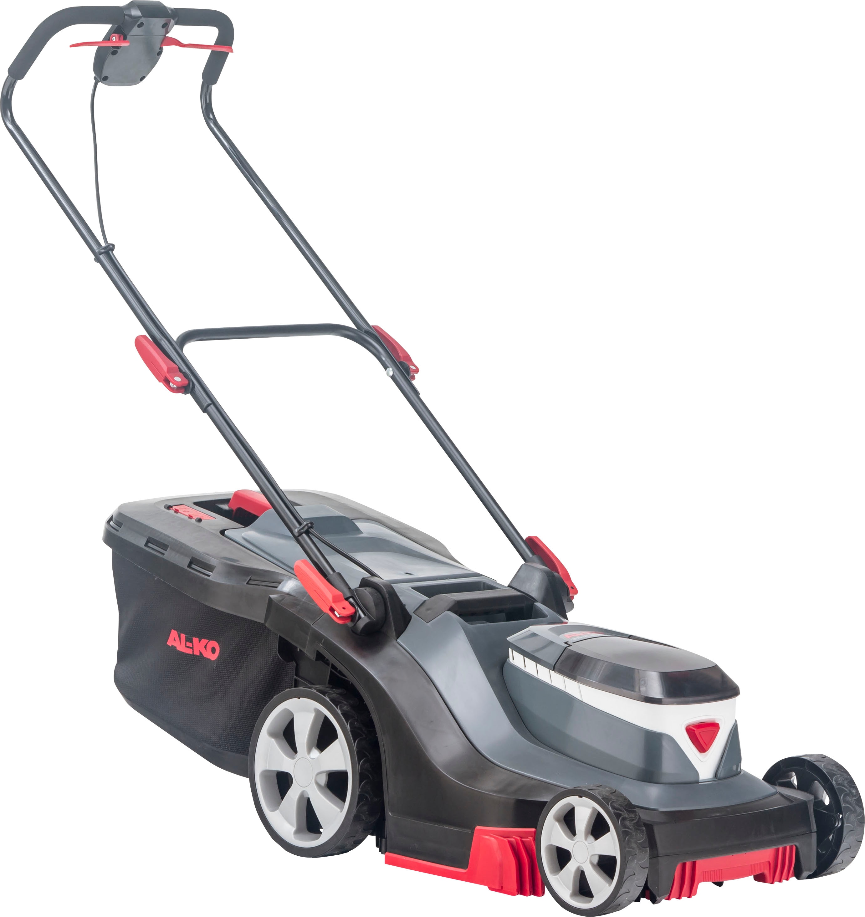 Akkurasenmäher AL-KO "HOME AND GARDEN COMPATIBLE 38.2 Li Comfort", grau, Rasenmäher, 38 cm Schnittbreite