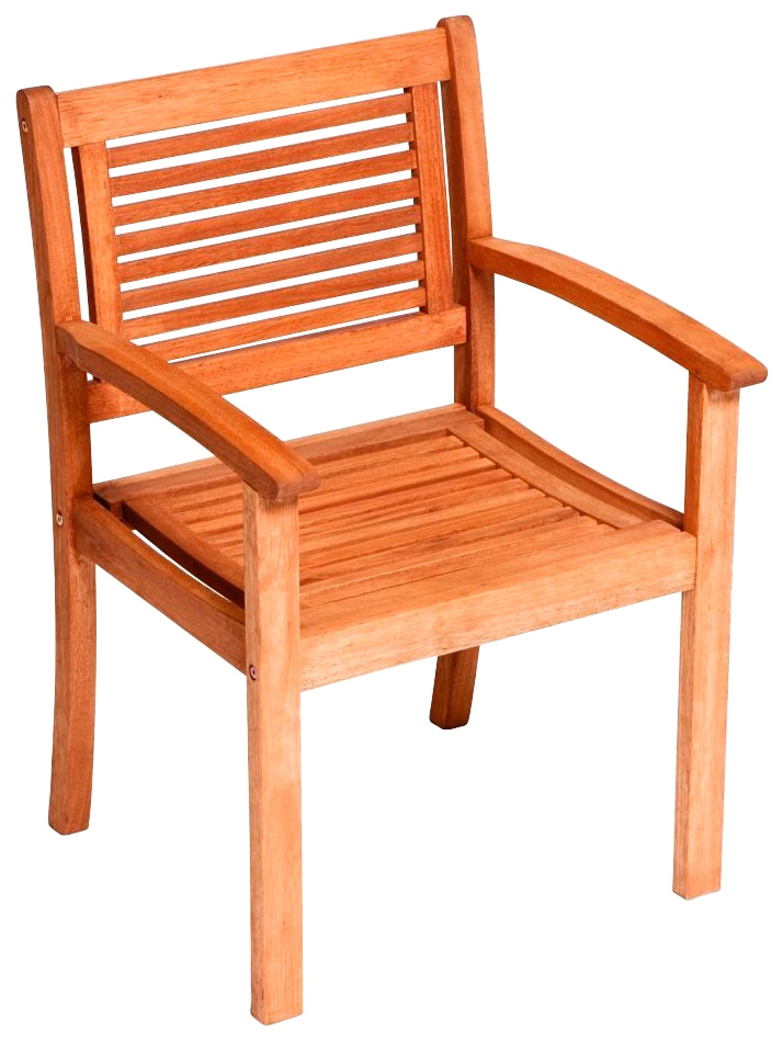 Gartenstuhl MERXX "Cordoba", braun, B:60cm H:90cm T:58cm, Massivholz, Stühle, Eukalyptus, braun Image