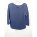 J. Crew Sweaters | J. Crew Women's Sz Small Navy Blue Relaxed Knit Boatneck Sweater 3/4 Sleeves | Color: Blue | Size: S