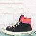 Converse Shoes | Converse Chuck Taylor Multicolor Canvas All Star Hi Top Sneakers Shoes Size 5 | Color: Black/Pink | Size: 5bb