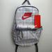 Nike Bags | Nike Heritage 2.0 Backpack White Plaid | Color: Gray/White | Size: Os