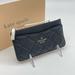 Kate Spade Bags | Kate Spade Natalia Quilted Leather Large Slim Cardholder Wallet | Color: Black/Gold | Size: Os