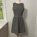 J. Crew Dresses | Jcrew Stripped Dress Small | Color: Black/White | Size: S