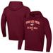 Men's Under Armour Maroon Virginia Tech Hokies Baseball All Day Arch Fleece Pullover Hoodie