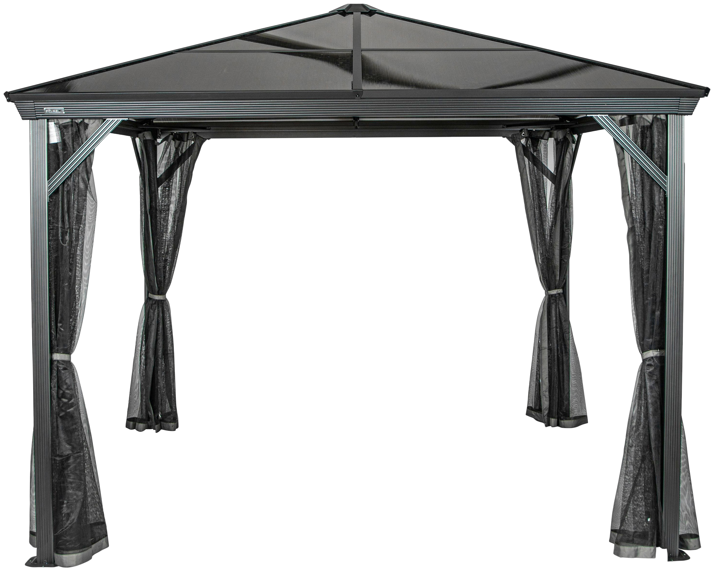 Pavillon SOJAG "Verona 10x10", grau, B/H/T: 298cm x 261cm x 298cm, Pavillons, BxT: 298x298 cm