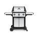 Broil King 3 Free Standing 40000 BTU Grill w/ Cabinet Cast Iron/Steel in Black/Gray | Wayfair 946854