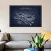 East Urban Home John F. Kennedy International Airport, New York by Aged Pixel - Print Metal in Black/Blue/Indigo | 40 H x 60 W x 1.5 D in | Wayfair