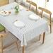Gracie Oaks Nordic PVC Table Cloth Waterproof Oil Proof Ironing Washless Table Cloth Rectangular Table Cloth Table Cloth Table Mat INS Desk Table Cloth | Wayfair