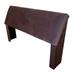 Ebern Designs Taryiah Solid Wood Panel Headboard Upholstered/Microfiber/Microsuede in Brown | 36 H x 72 W in | Wayfair