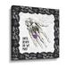 The Holiday Aisle® Arsenic & Anatomy II - Graphic Art on Canvas Canvas, Linen in Gray/Indigo/White | 18 H x 18 W x 2 D in | Wayfair