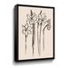 Winston Porter Ink Sketch Daffodils - Painting on Canvas Metal in Black/Brown | 32 H x 24 W x 2 D in | Wayfair CF299B1931434463AB571E70A01391B3