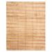 Brown/White 120 x 98 x 0.5 in Area Rug - Gracie Oaks Malessa Striped Hand-Knotted Area Rug in Brown/Beige | 120 H x 98 W x 0.5 D in | Wayfair