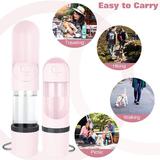 Tucker Murphy Pet™ Portable Dog Water Bottle: Leak-Proof Cat Travel Water Dispenser, Can Be Filled w/ Water & Food | Wayfair