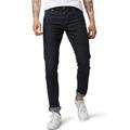 Straight-Jeans TOM TAILOR DENIM "AEDAN" Gr. 33, Länge 32, blau (dark blue) Herren Jeans Straight Fit