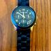 Michael Kors Accessories | Michael Kors Black Catwalk Chronograph Watch | Color: Black/Gold | Size: Os