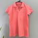 Lilly Pulitzer Tops | Lilly Pulitzer Short Sleeve Island Polo Peachy Pink Size Xs | Color: Pink | Size: Xs