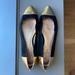 Kate Spade Shoes | Kate Spade Shoes - Eddie Cap Pointed Flats - Black And Gold - Size 8 | Color: Black/Gold | Size: 8