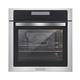 Empava Electric Oven, Built In Oven 72L, Electric Oven Built In, Ovens Electric Built In 12 Functions, Installed Ovens 60cm, Single Oven, Built In Ovens Electric with Fan and Grill-Stainless Steel