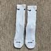 Nike Underwear & Socks | Men's Used Medium 6-8 Cushioned Dri Fit White Gray Crew Socks | Color: Gray/White | Size: M