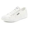 Sneaker ELBSAND "Schnürschuh", Damen, Gr. 40, weiß, Obermaterial: 100% Textilmaterial. Futter: 100% Textilmaterial. Decksohle: 100% Textilmaterial. Laufsohle: 100% Synthetik, used, unifarben, casual, Schuhe Canvassneaker Sneaker low Skaterschuh,...