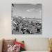 East Urban Home '1950s Crowd People Men Women Children Boardwalk Atlantic City NJ USA' Photographic Print on Wrapped Canvas Canvas | Wayfair