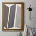 Corrigan Studio® Colorblock Artifact I Premium Framed Canvas- Ready To Hang Canvas, Solid Wood in Gray/White | 27 H x 18 W x 2.5 D in | Wayfair