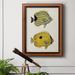 Rosecliff Heights & Grey Fish III Premium Framed Canvas- Ready To Hang Canvas, Solid Wood in Yellow | 20 H x 16 W x 2.5 D in | Wayfair