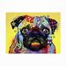 Red Barrel Studio® Pug Outdoor Wall Decor All-Weather Canvas, Wood | 18 H x 24 W x 1.5 D in | Wayfair 224BC5E2C03442CC8D6F24F9DAE6789B