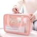 East Urban Home 2 Pieces Clear Makeup Bag in White | 8.27 H x 11.81 W x 3.94 D in | Wayfair FAFA70F671CE4853BFCA379BB69F86AC