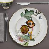 Wedgwood Wonderlust Waterlily Dinner Plate 10.66" Bone China/Ceramic in Green/White/Yellow | 10.66 W in | Wayfair 1061855