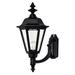 Outdoor Manor House-Large Wall Mount Lantern-Black