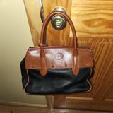 Dooney & Bourke Bags | Dooney & Bourke Pebbled Leather Satchel | Color: Black/Brown | Size: See Description