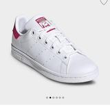 Adidas Shoes | Adidas Originalskids' Adidas Originals Big Girls' Stan Smith Casual White/Bold | Color: Pink/White | Size: Various