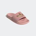 Badesandale ADIDAS ORIGINALS "ADILETTE LITE W" Gr. 44,5, rosa (wonder mauve, wonder matte gold) Schuhe Wasserschuhe