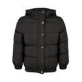 Winterjacke URBAN CLASSICS "Kinder Girls Hooded Puffer Jacket" Gr. 110/116, schwarz (black) Mädchen Jacken Winterjacken