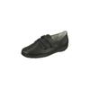 Slipper NATURAL FEET "Kletter Frieda", Damen, Gr. 44, schwarz, Leder, casual, Schuhe, aus flexiblem Hirschleder