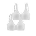 Soft-BH NATURANA Gr. 105, Cup D, weiß (2 x weiß) Damen BHs Soft-BH Schalen-BH Bügelloser-BH BH-Set BH ohne Bügel