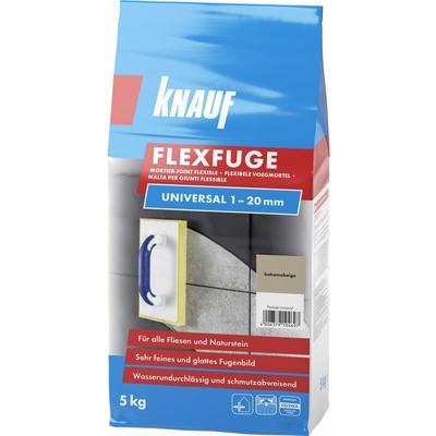 Knauf - Fugenmörtel Flexfuge Universal 1 - 20 mm bahamabeige 5 kg Fugenmörtel