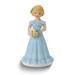Curata Birthday Girls Blonde Age 6 Porcelain Bisque Figurine - 2.4" X 4.6"