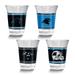 Curata NFL Carolina Panthers 4-Piece 2 Oz. Shot Glass Set