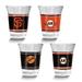 Curata MLB San Francisco Giants 4-Piece 2 Oz. Shot Glass Set