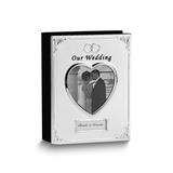 Curata Silver-Plated Our Wedding (Holds 40- 4x6 Photos) Photo Album