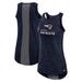 Women's Nike Navy New England Patriots High Neck Performance Tank Top