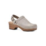 Women's White Mountain Being Convertible Clog Mule by White Mountain in Sand Suede (Size 6 1/2 M)