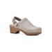 Women's White Mountain Being Convertible Clog Mule by White Mountain in Sand Suede (Size 6 1/2 M)