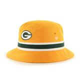 Men's '47 Gold Green Bay Packers Striped Bucket Hat