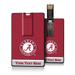 Alabama Crimson Tide Alternate Logo Personalized Credit Card USB Drive