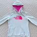 The North Face Tops | Like New Womens North Face Hoodie Sweatshirt -Size S | Color: Gray/Pink | Size: S