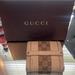 Gucci Bags | Gucci Vintage Monogram Large Card Holder Wallet 100% Authentic With Gucci Box! | Color: Black/White | Size: Os